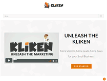 Tablet Screenshot of kliken.com